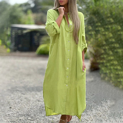 Lourdes | Vestido de Lino Ligero y Versátil