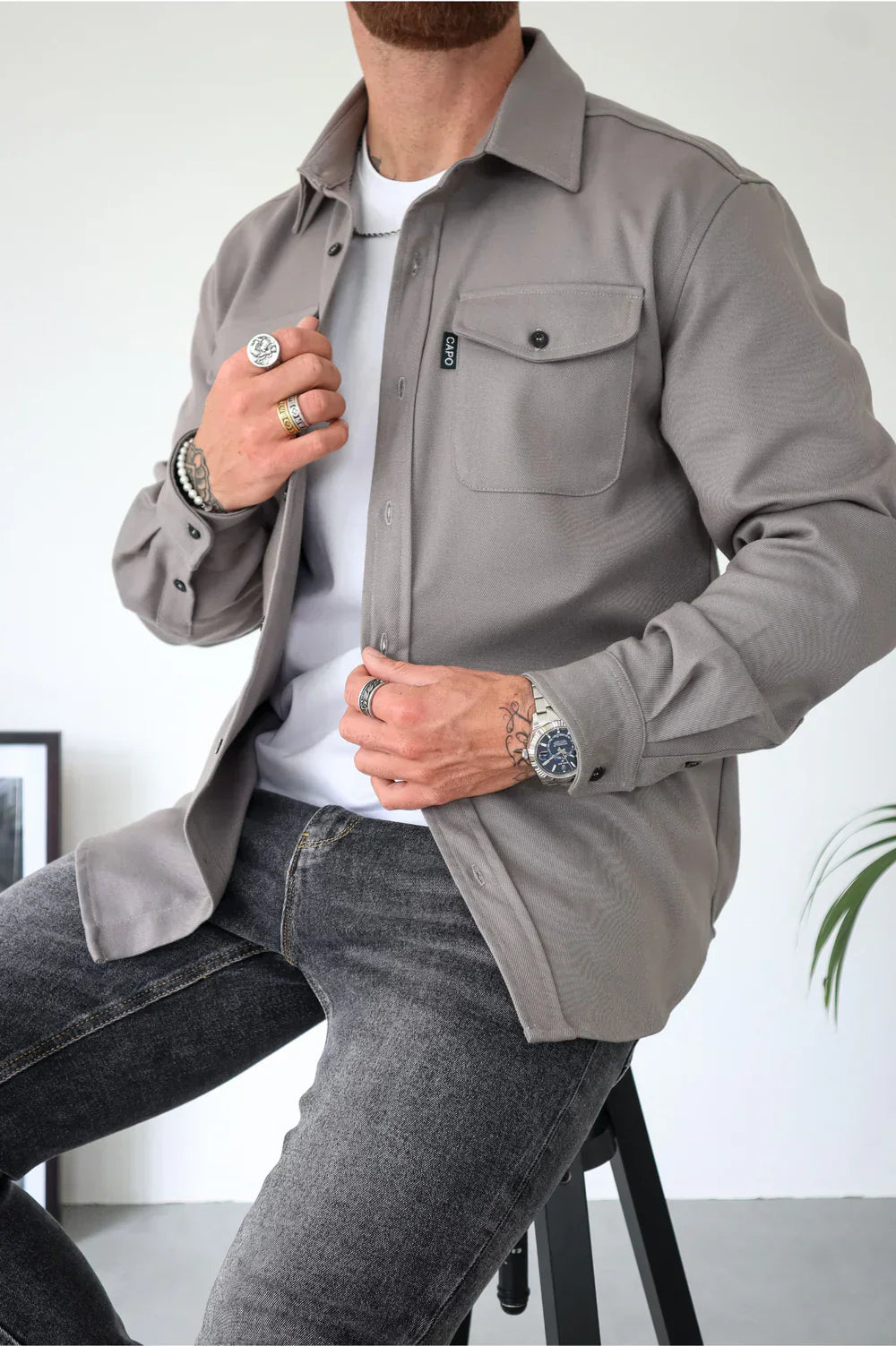 Marcus | Overshirt Supreme para Estilo Atemporal y Comodidad Sin Esfuerzo