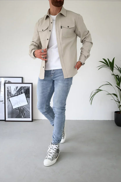 Marcus | Overshirt Supreme para Estilo Atemporal y Comodidad Sin Esfuerzo