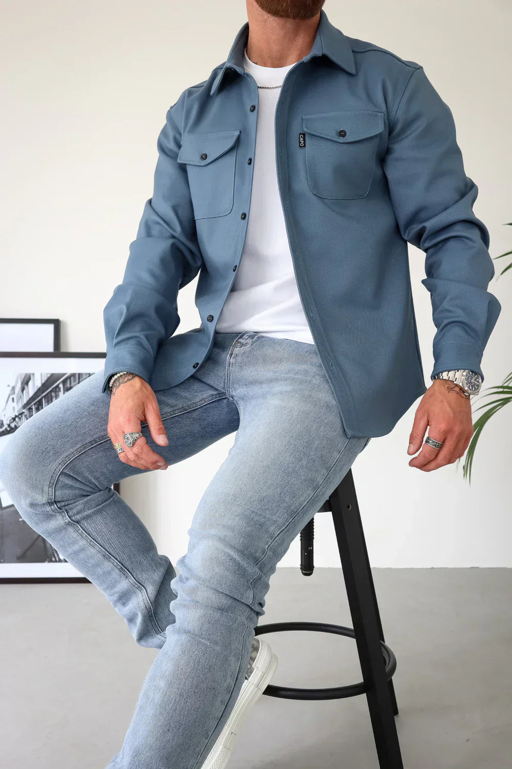 Marcus | Overshirt Supreme para Estilo Atemporal y Comodidad Sin Esfuerzo